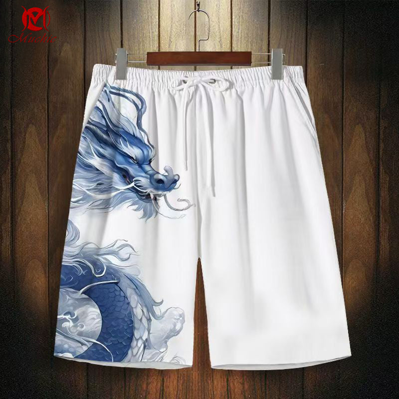 Unisex “Dragon” Casual Quick-Dry Shorts (Duty Free)