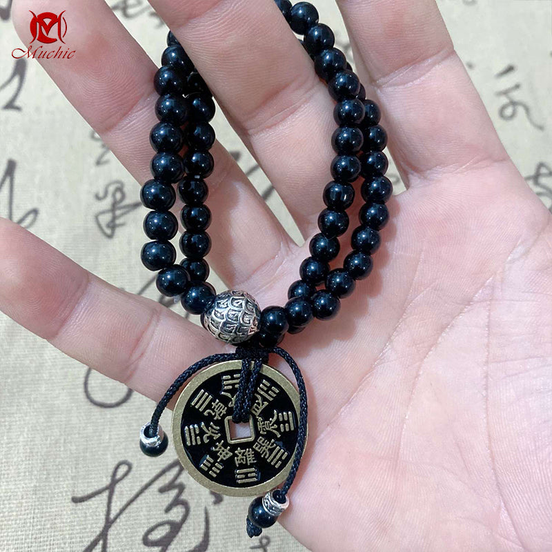 Ni Lin Mountain Spirit Charm Coin Bracelet
