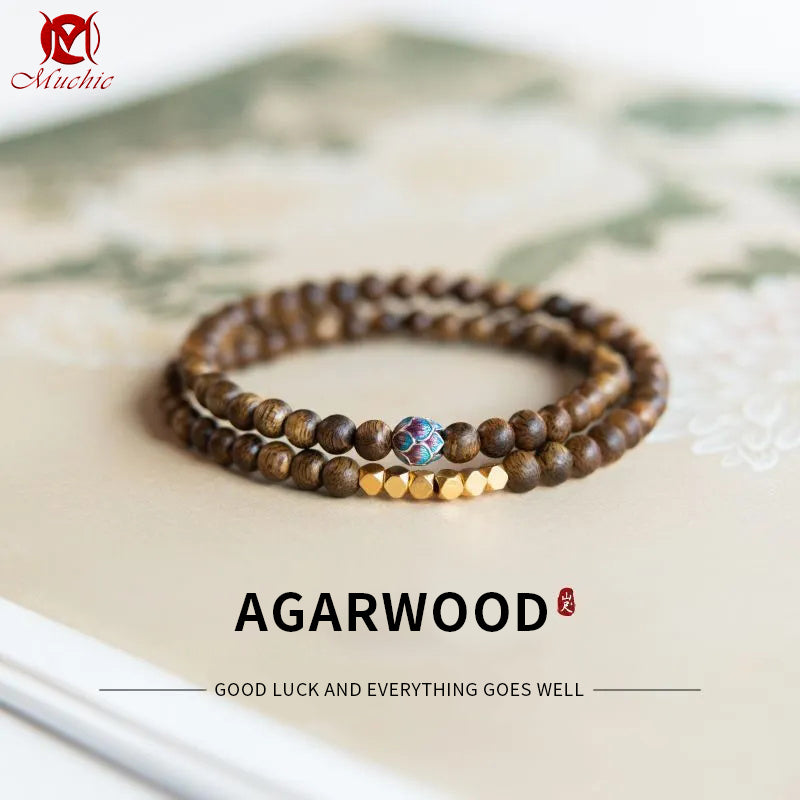 Agarwood Soothing And Sleep-Inducing Sandalwood Bracelet