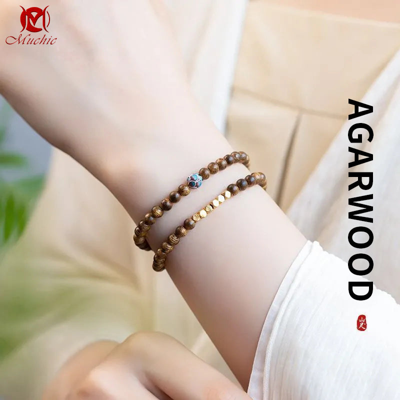 Agarwood Soothing And Sleep-Inducing Sandalwood Bracelet