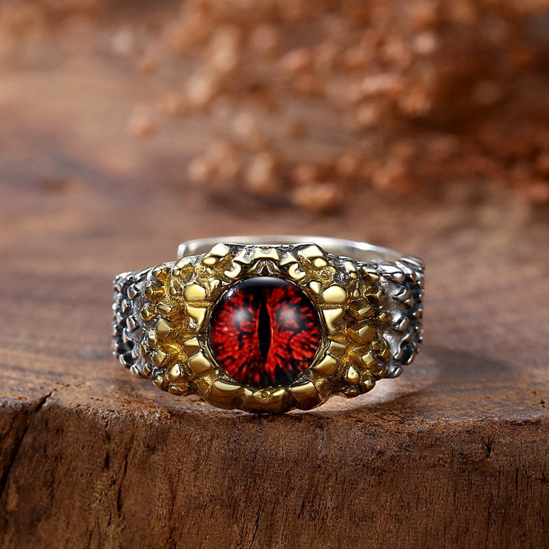 Mystic Demon Eye Adjustable Ring