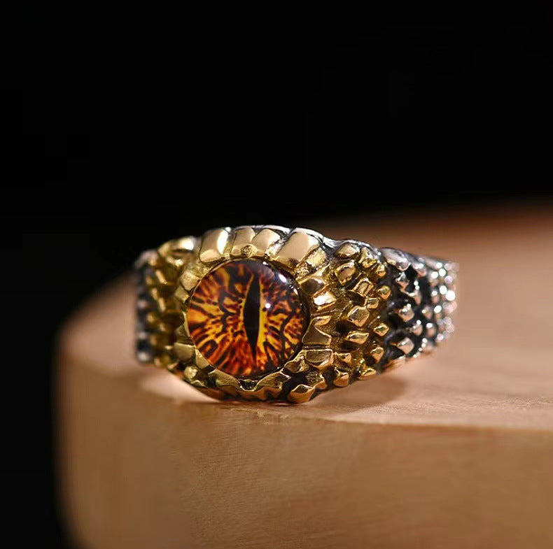 Mystic Demon Eye Adjustable Ring