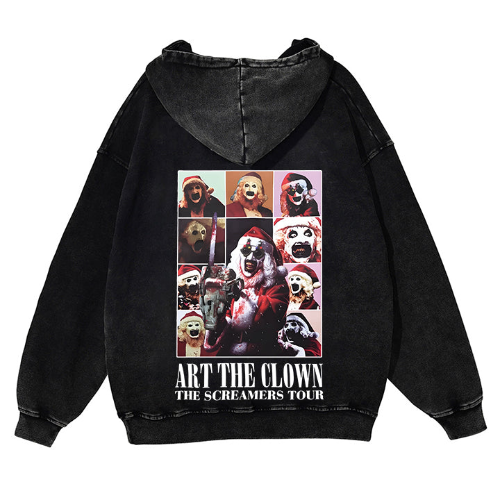 MUCHIC Fashion "Joker Christmas" Graphic Print Long Sleeve Hoodie (T-shirt) for Men and Women