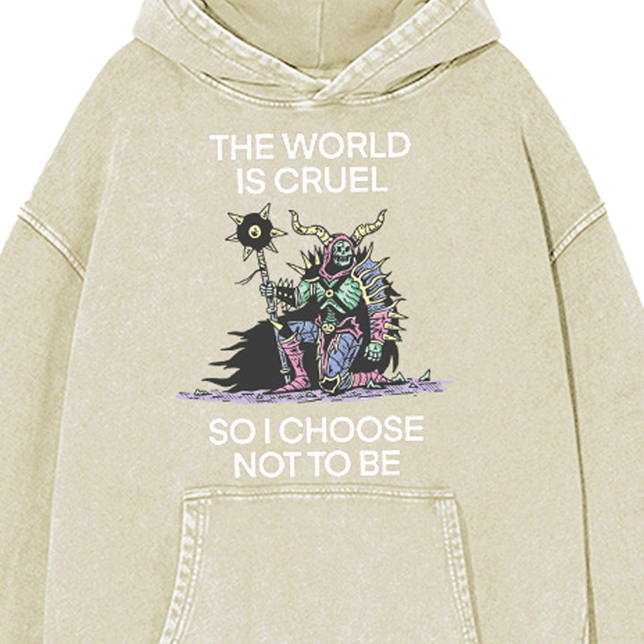 Muchic Unisex "SOICHOOSE NOTTO BE" Fun Graphic Print Long Sleeve Hoodie