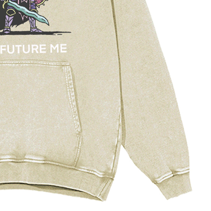 Muchic Unisex "FOR FUTURE ME" Fun Graphic Print Long Sleeve Hoodie