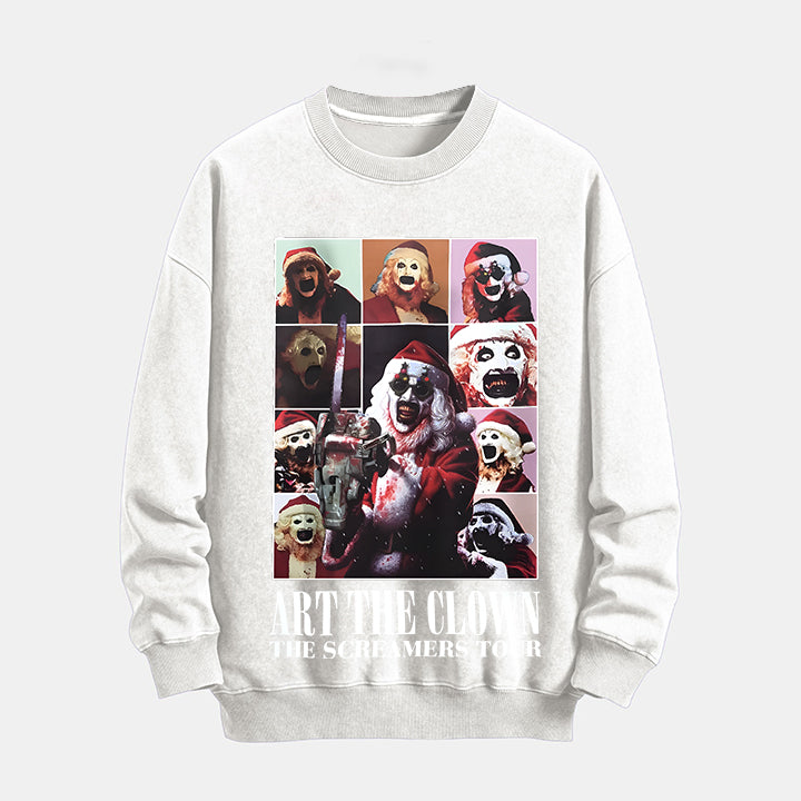 MUCHIC Fashion "Joker Christmas" Graphic Print Long Sleeve Hoodie (T-shirt) for Men and Women