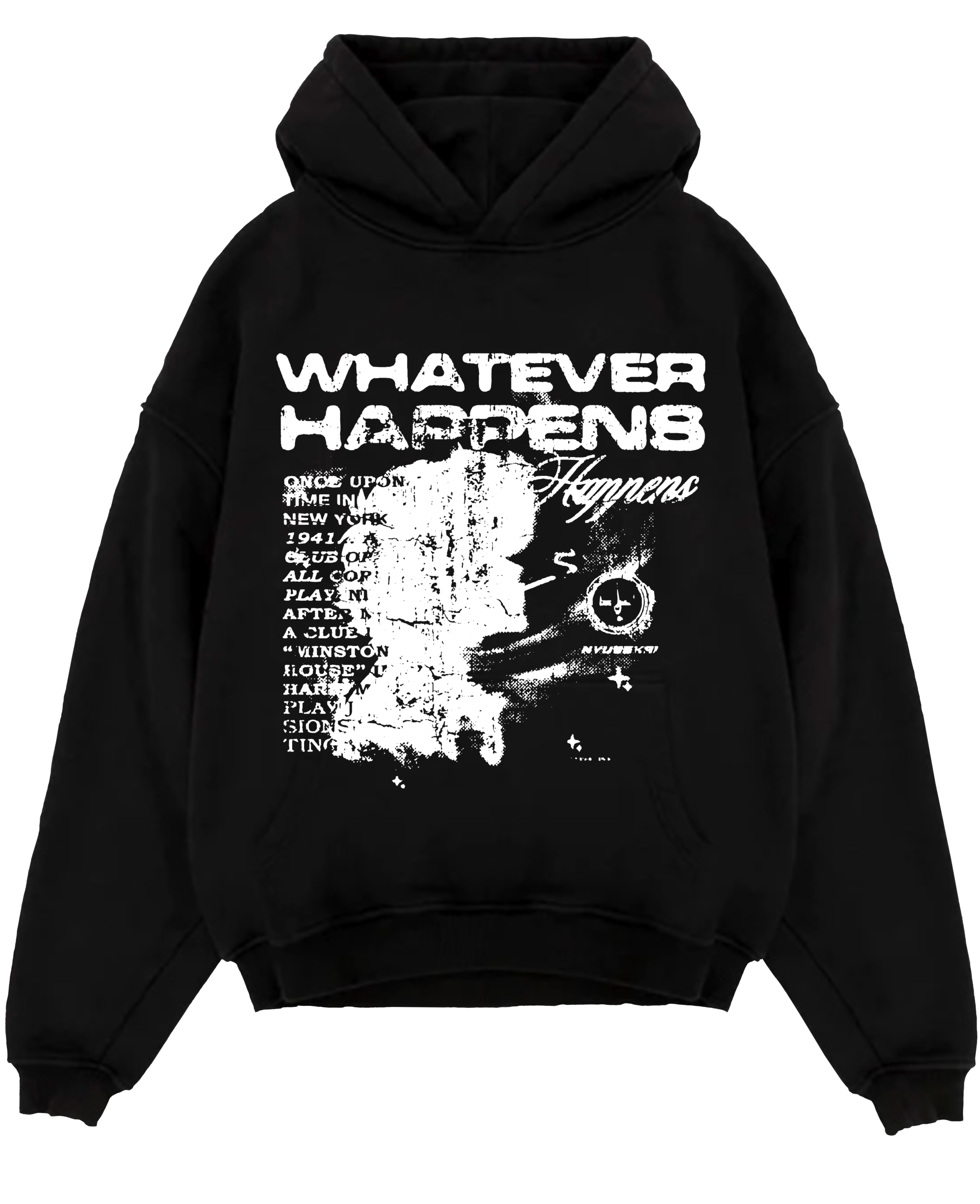 Muchic Unisex WHATEVER HAPPENS - Cowboy Bebop Hoodie