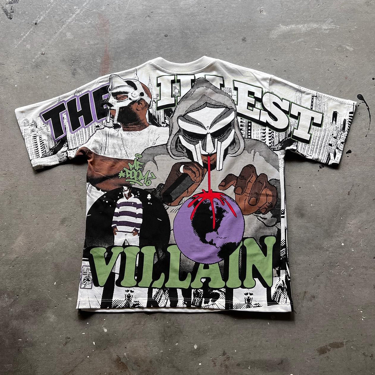 Muchic The Illest Villain Print Short Sleeve T-Shirt