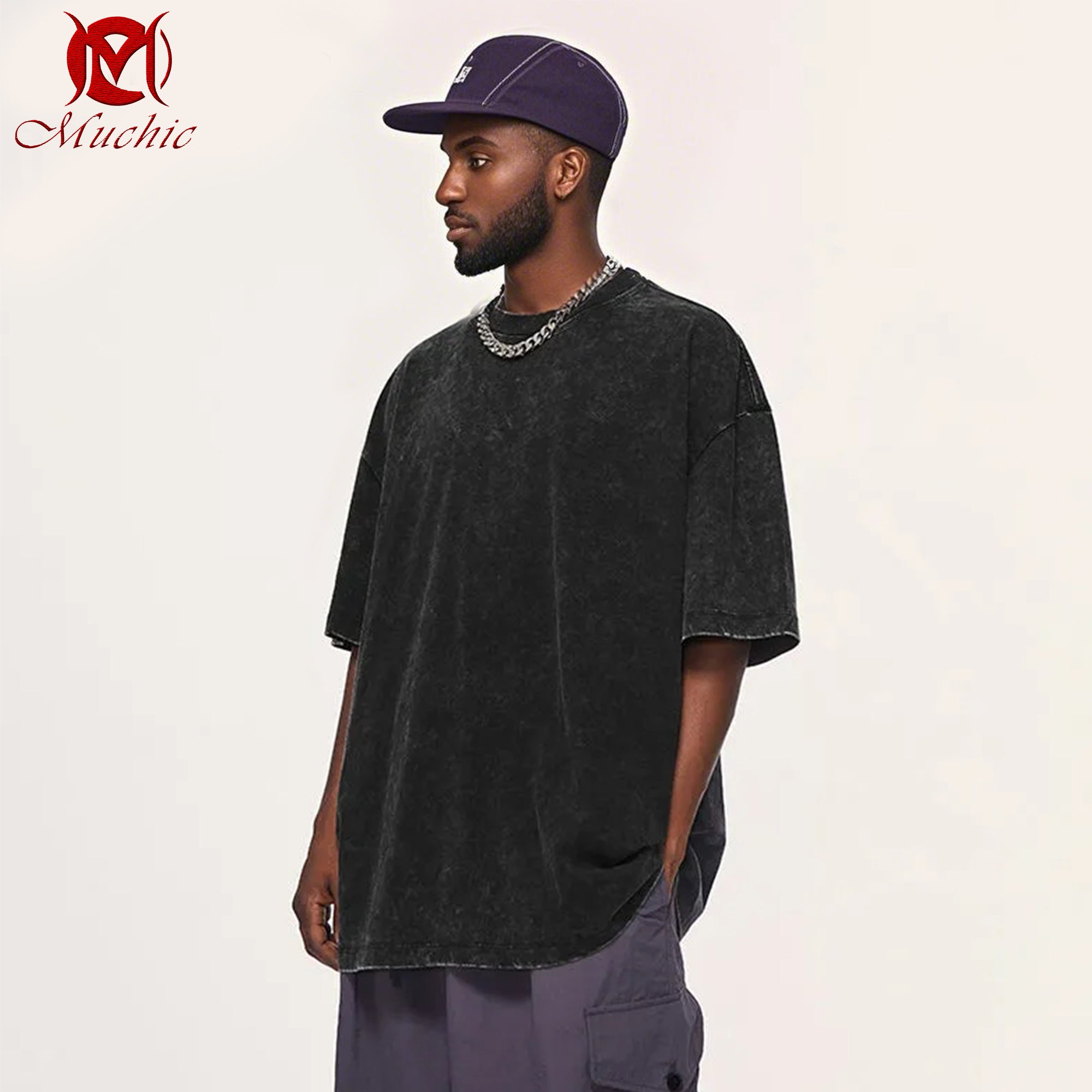 Unisex Dopamine Washed Distressed Short Sleeve T-Shirt (Duty Free)