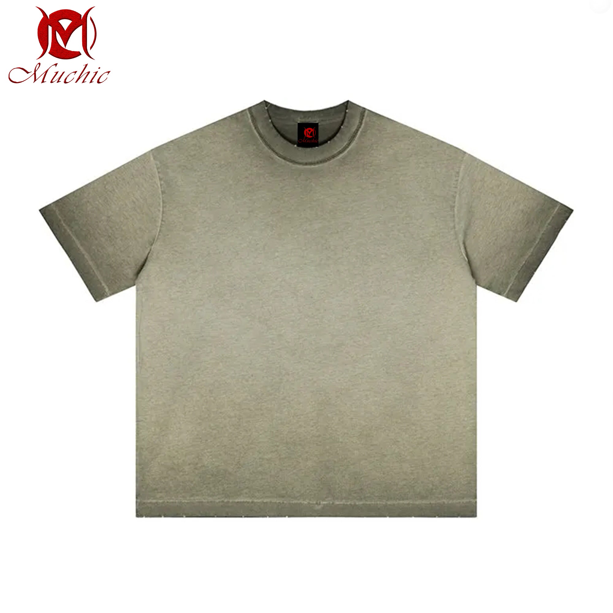 Unisex Heavy Washed Distressed Short Sleeve T-Shirt (Duty Free)