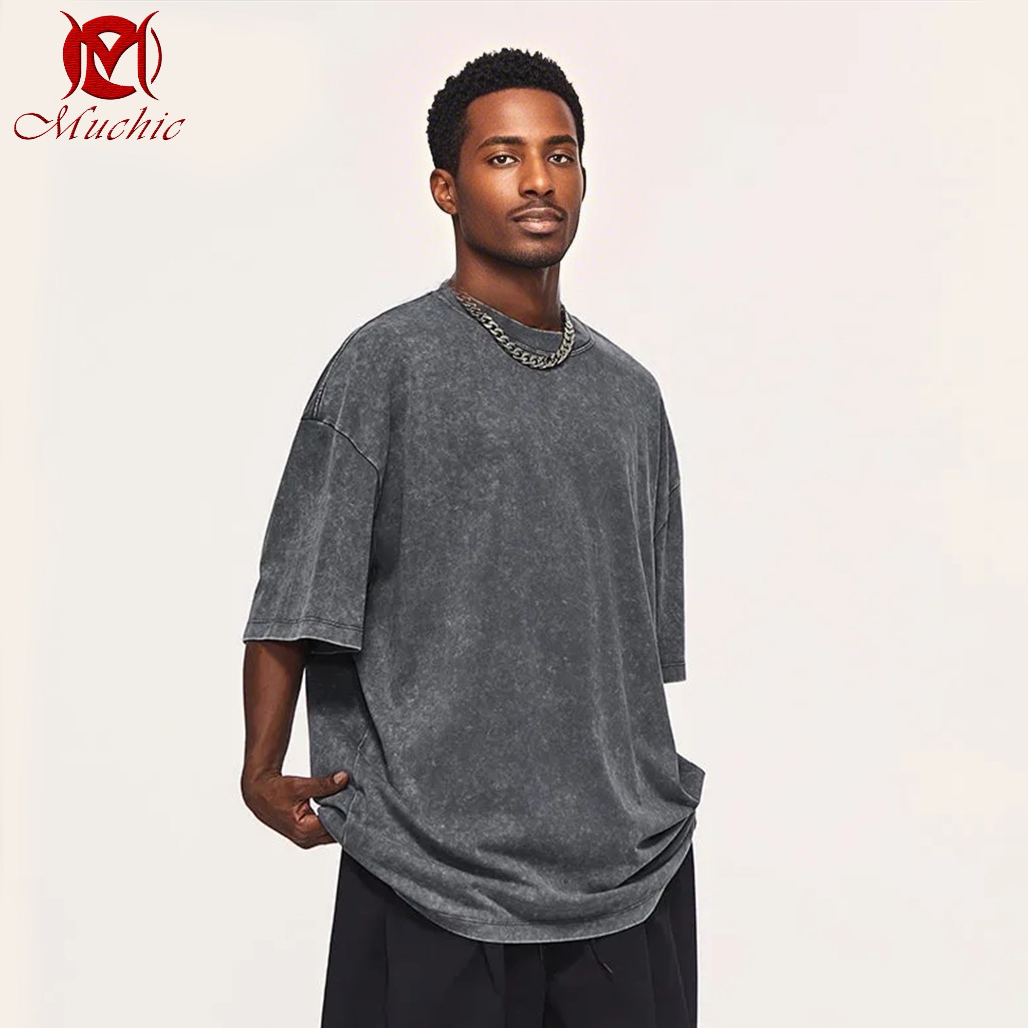 Unisex Dopamine Washed Distressed Short Sleeve T-Shirt (Duty Free)