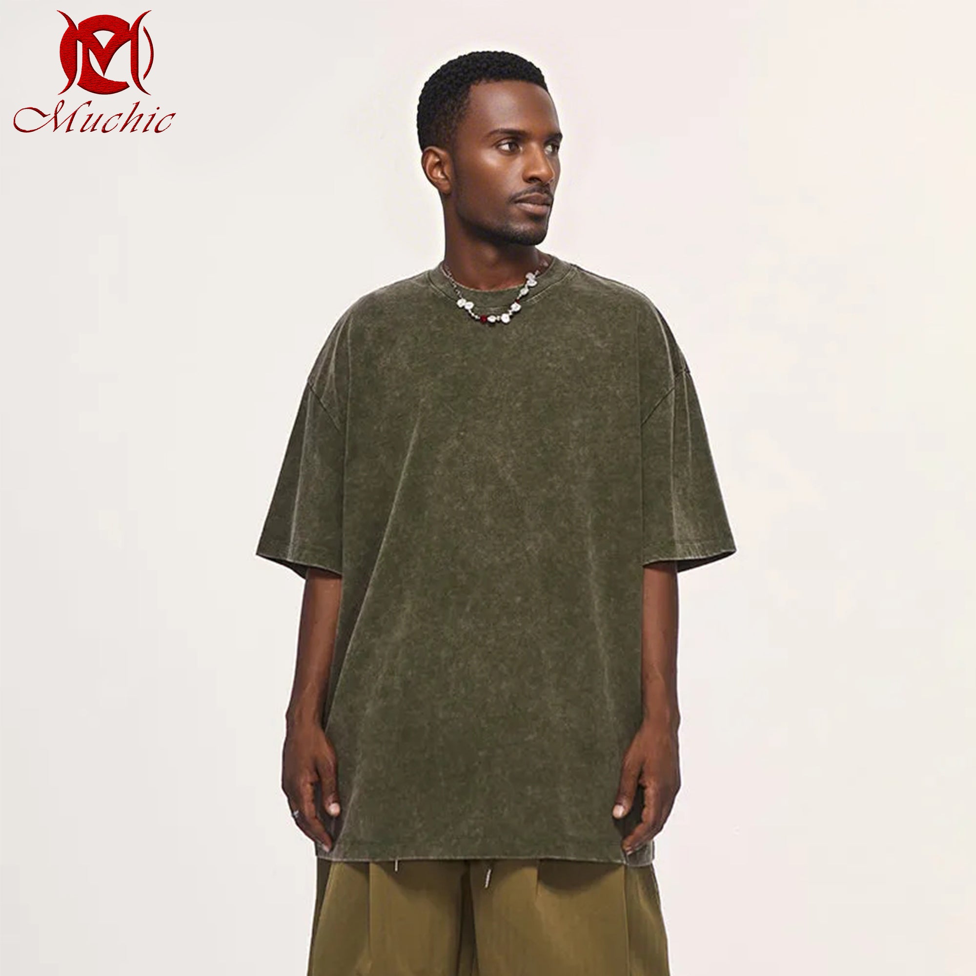 Unisex Dopamine Washed Distressed Short Sleeve T-Shirt (Duty Free)