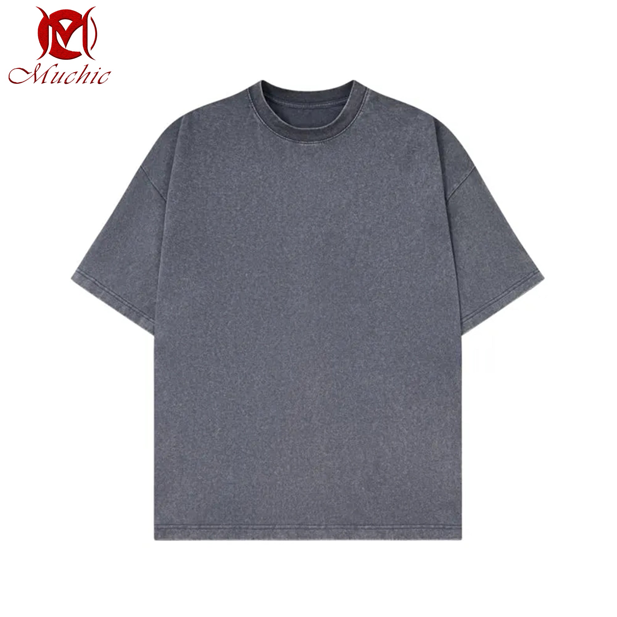 Unisex Dopamine Snowflake Distressed Washed Short Sleeve T-Shirt (Duty Free)