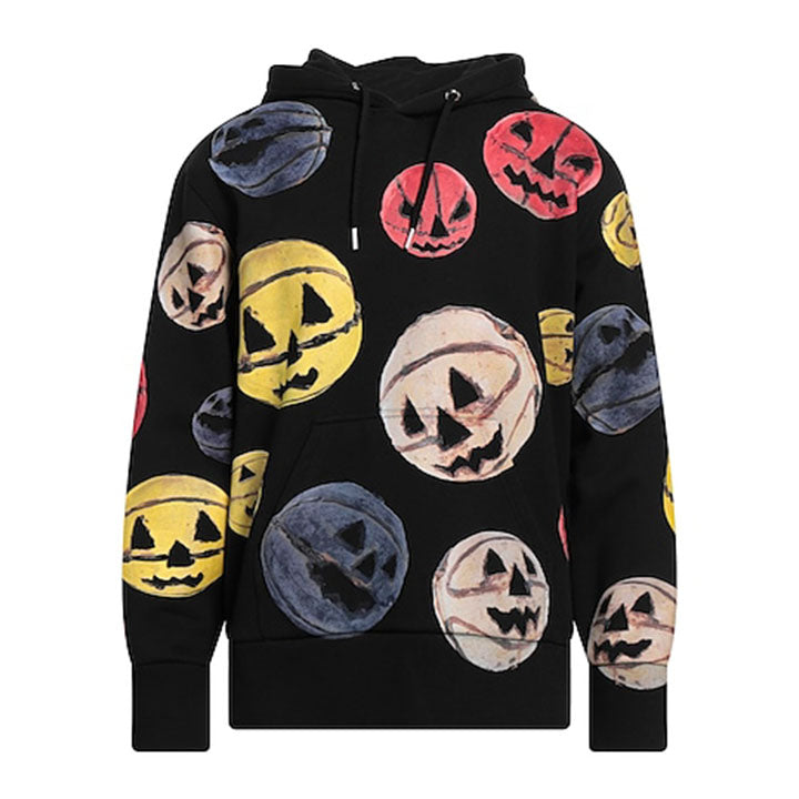 💥Celebrity Style💥Muchic Unisex "Smiley Face" Fun Graphic Print Loose Long Sleeve Hooded Sweatshirt