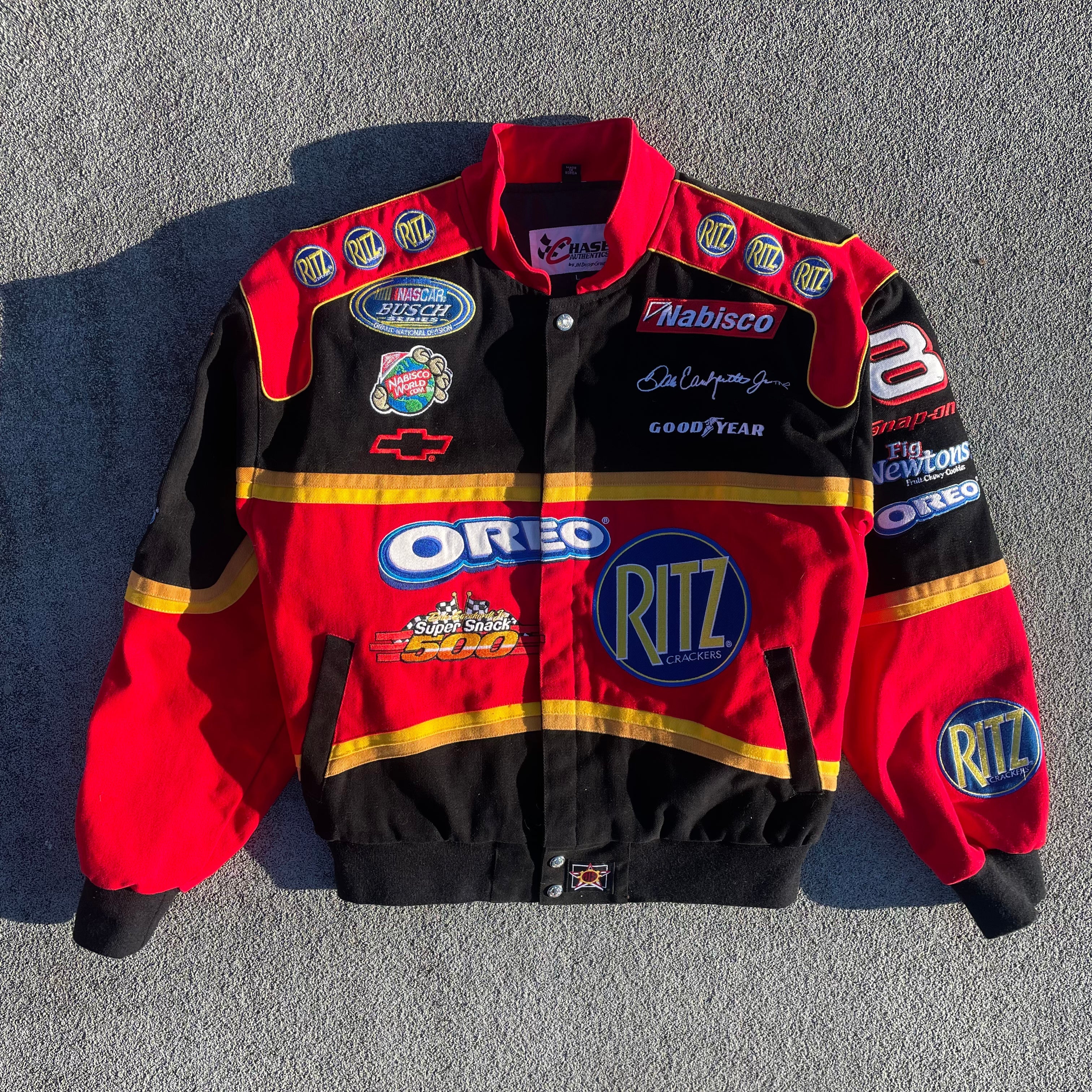 Vintage Ritz Oreo Nascar Racing Jacket