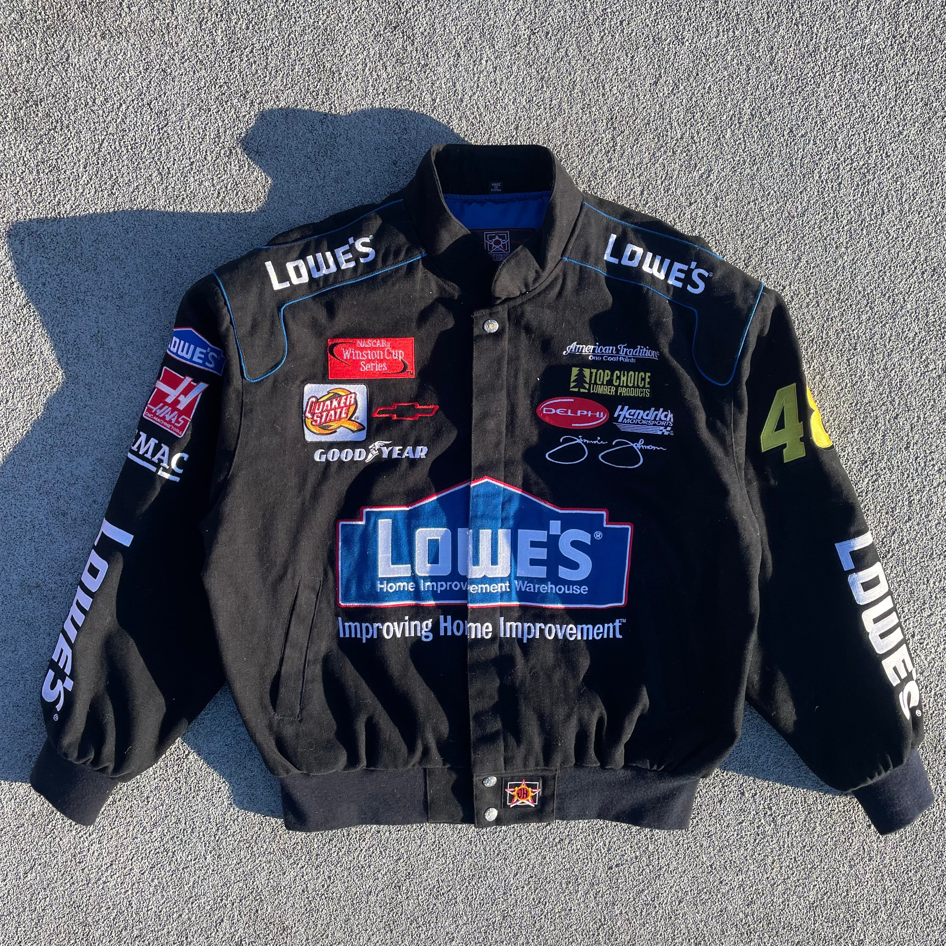 Vintage Lowe's Nascar Racing Jacket