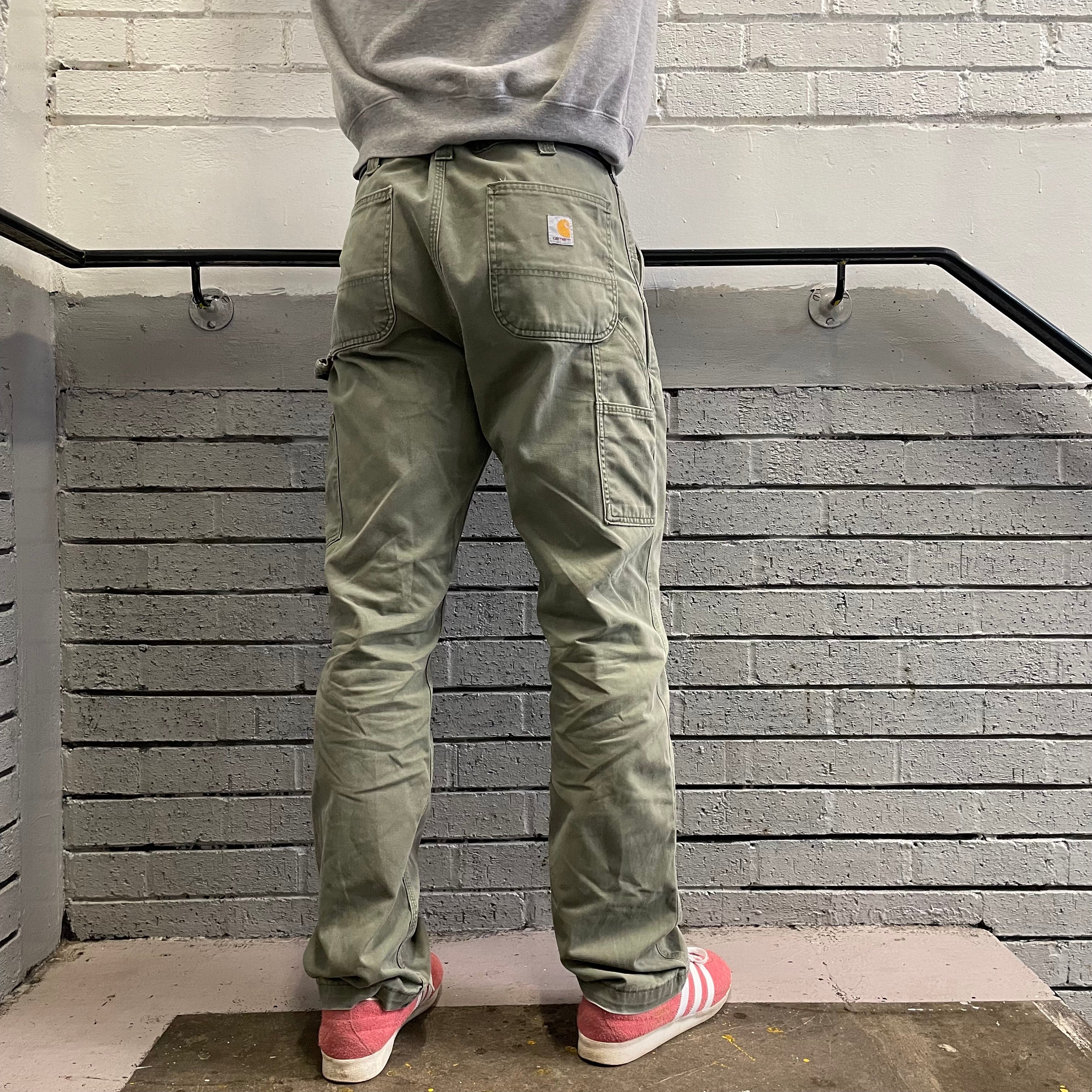 Vintage Carhartt Green Carpenter Trousers