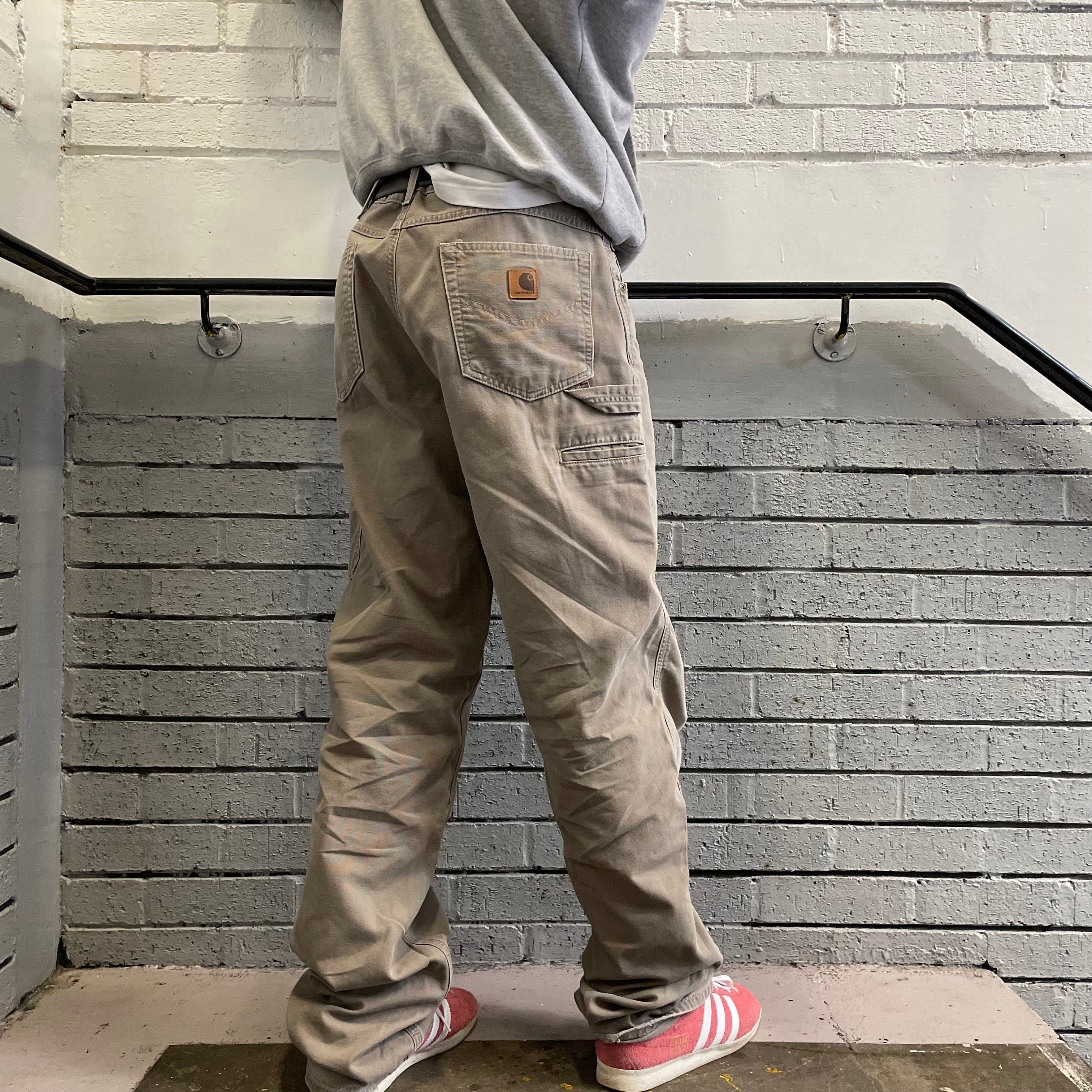 Vintage Carhartt Light Brown Carpenter Trousers