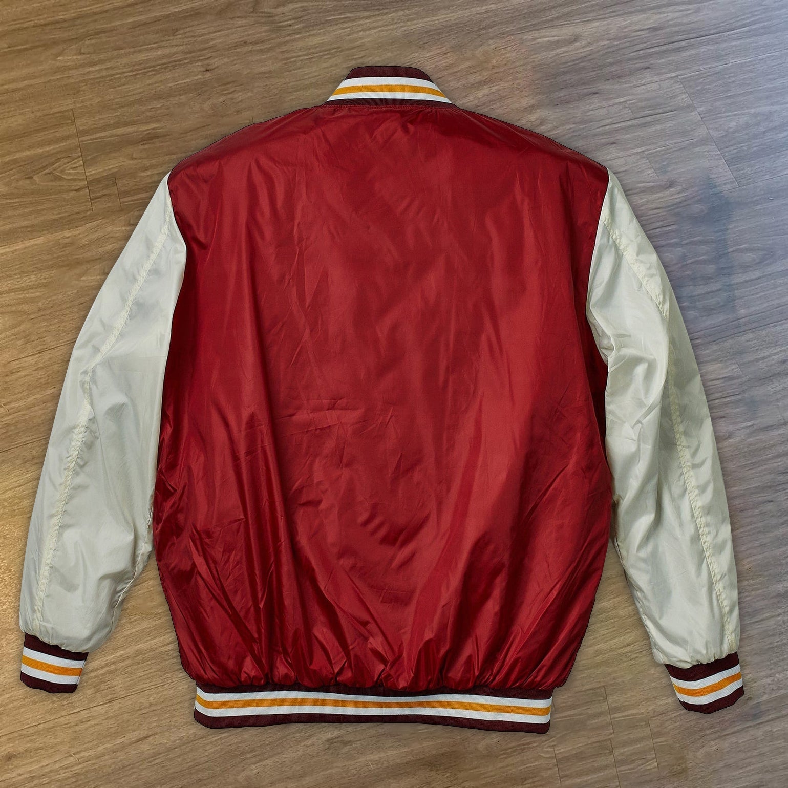 Muchic Casual Retro College Style Baseball Jacket Coats & Jackets