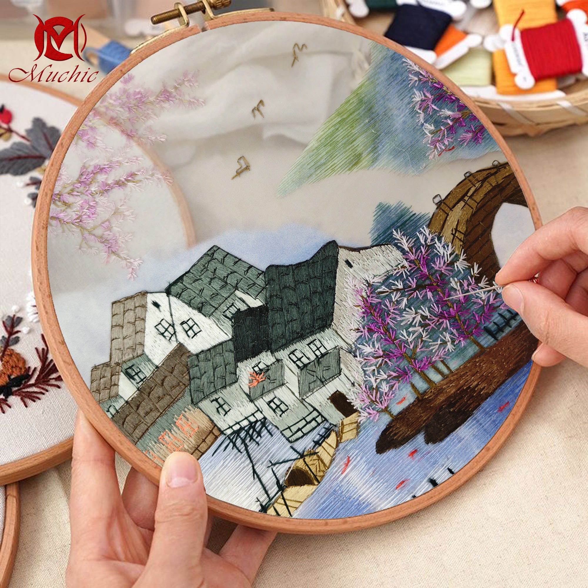Embroidery Patterns | Suzhou Embroidery DIY Photo Frame Kit (Hand Embroidery) (Duty Free)