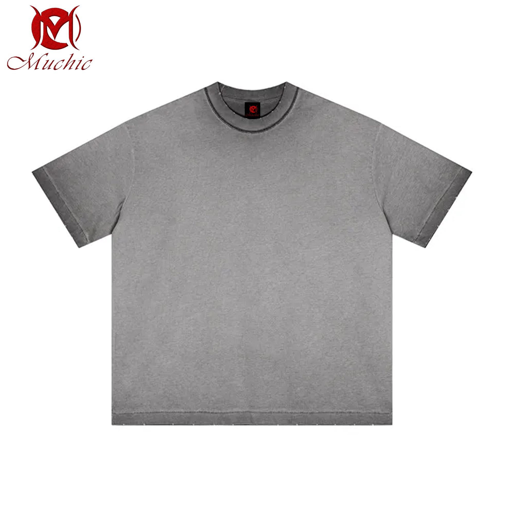 Unisex Heavy Washed Distressed Short Sleeve T-Shirt (Duty Free)