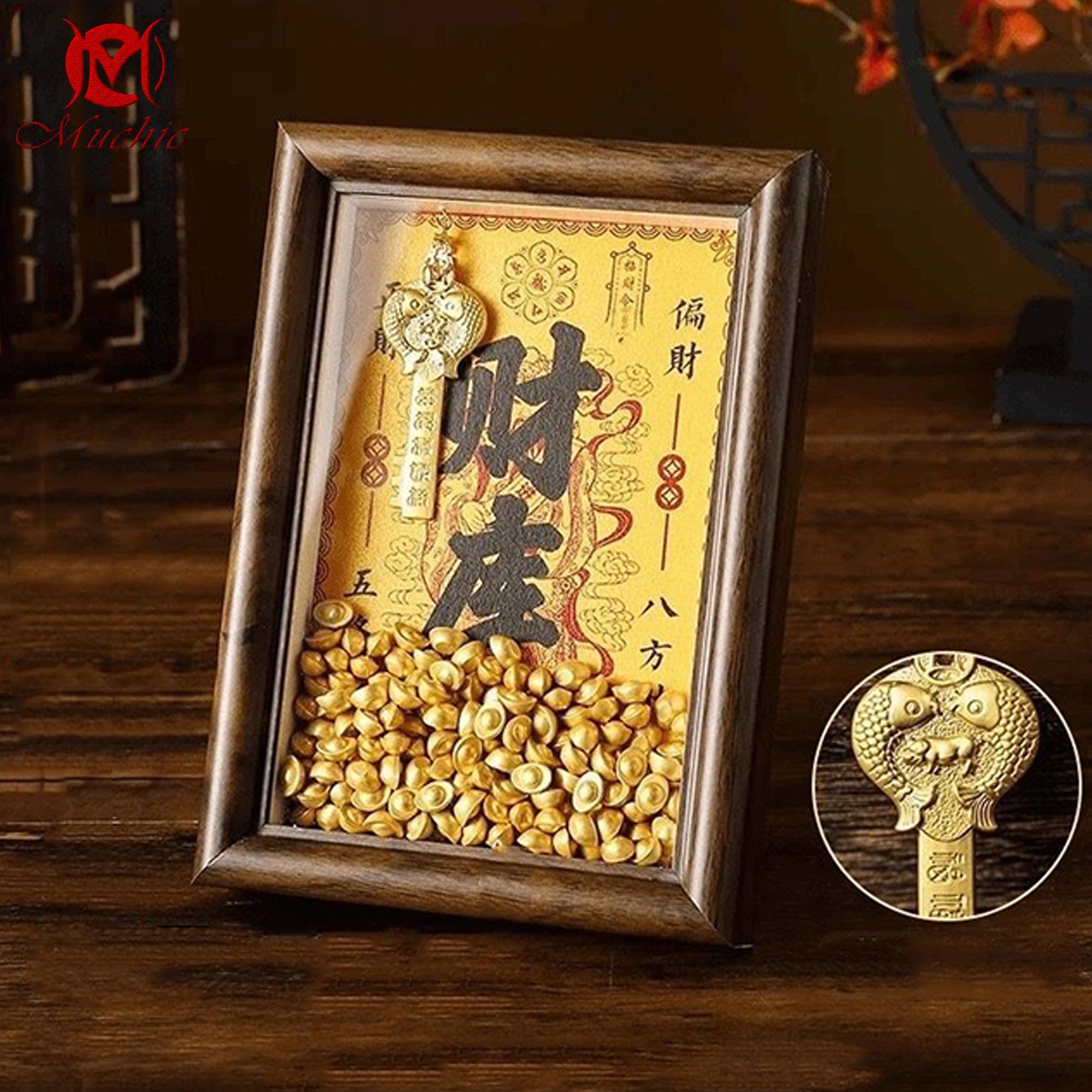 Lucky zodiac photo frame ornaments(Duty Free)