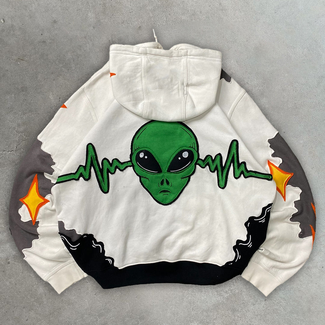 Muchic Alien Casual Street Hoodie