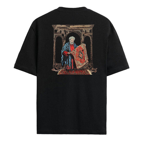 ⏰Limited time discount💥Muchic Fashion Unisex "Jesus" embroidered blanket short-sleeved T-shirt