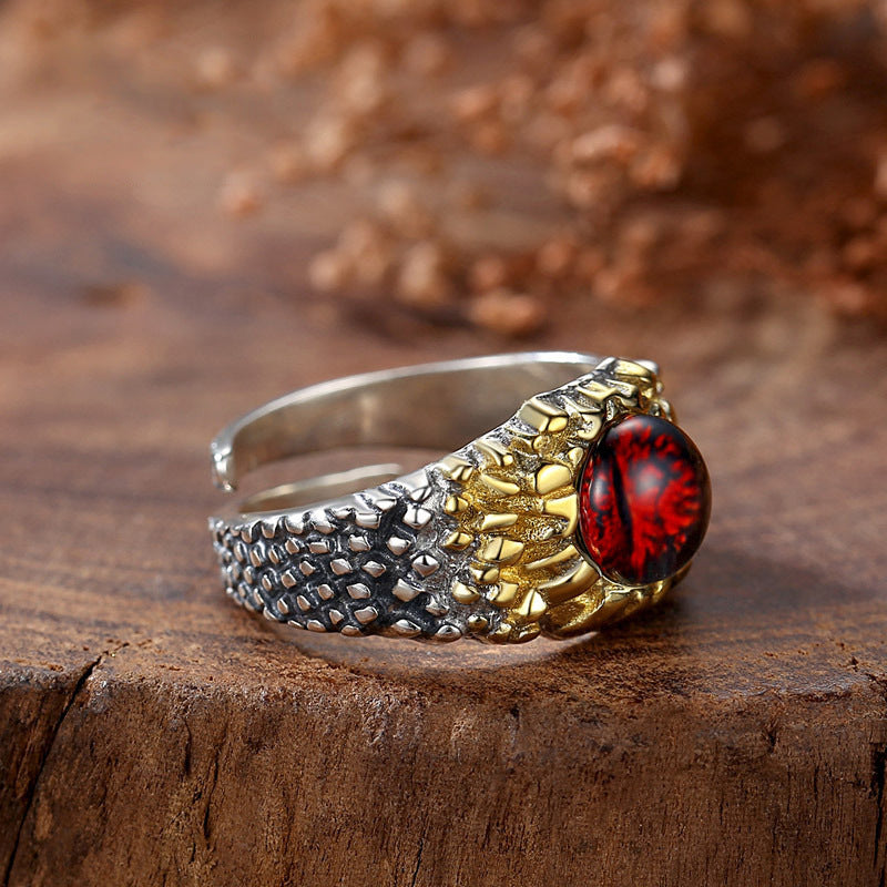 Mystic Demon Eye Adjustable Ring