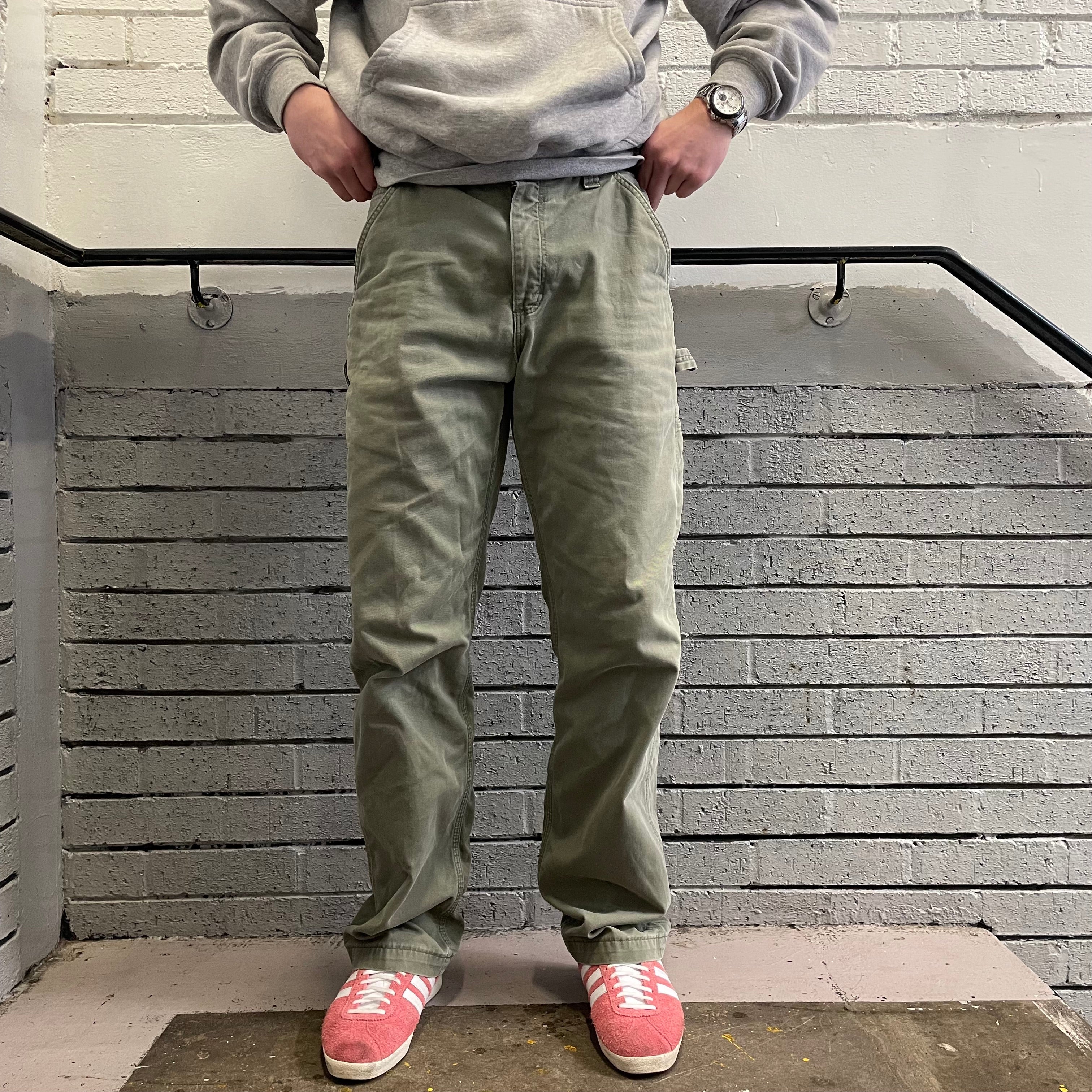 Vintage Carhartt Green Carpenter Trousers