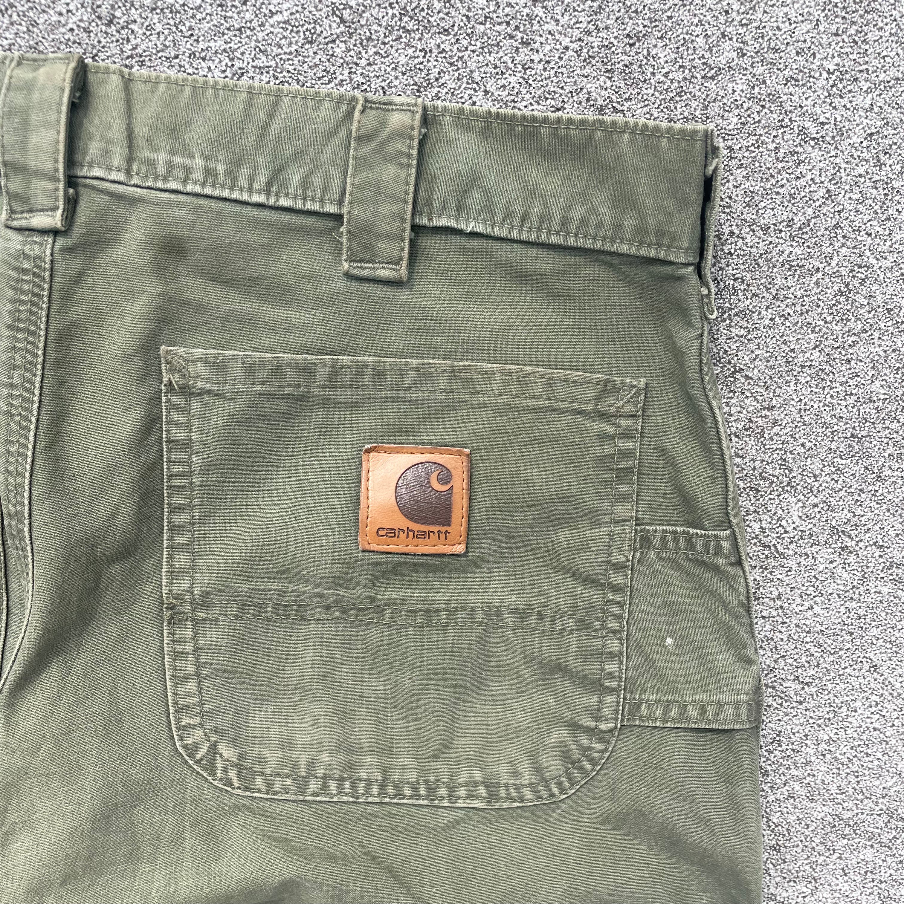 Vintage Carhartt Green Carpenter Trousers