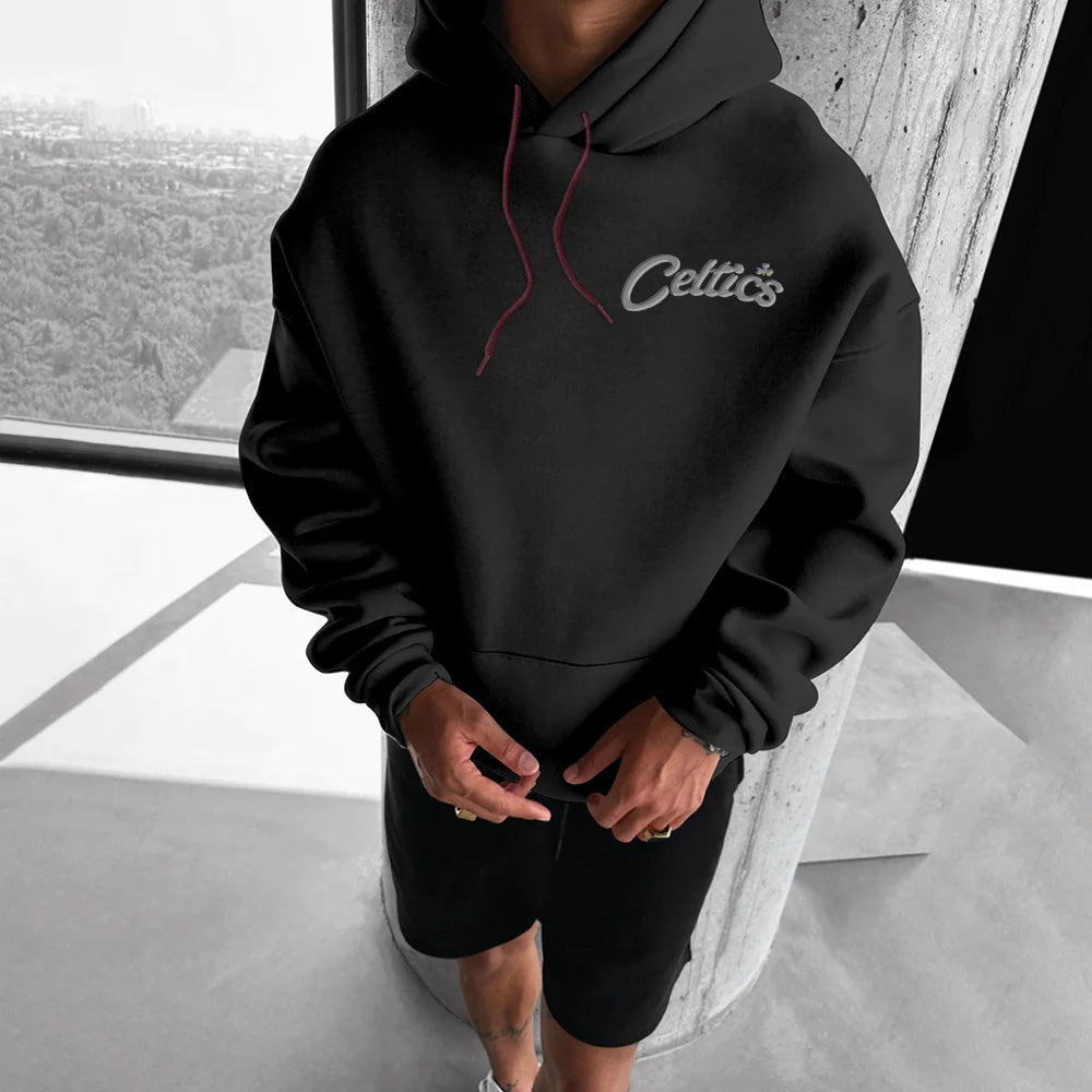 Casual Fashion Sports Printed Hooded Sweatshirt