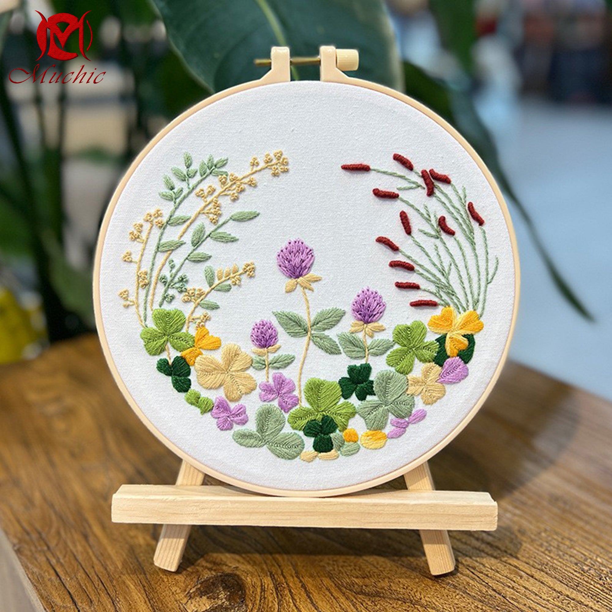 Hand Embroidery Pattern DIY Material Kit Embroidery Tool Kit(Hand Embroidery) (Duty Free)