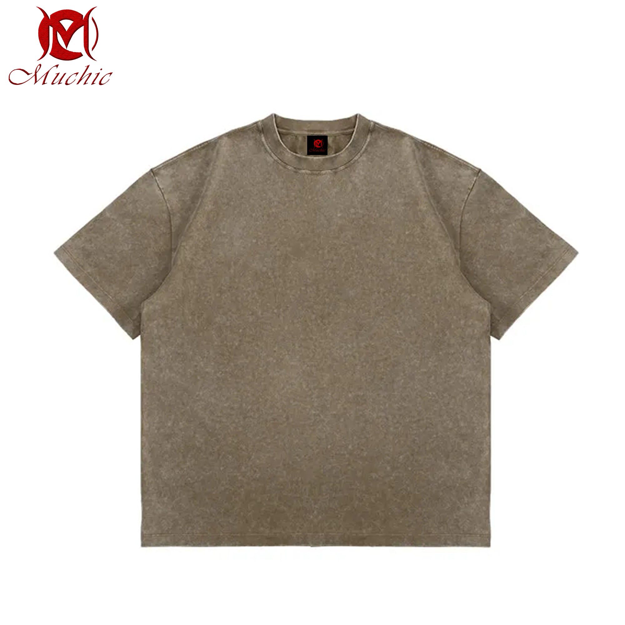 Unisex Dopamine Washed Distressed Short Sleeve T-Shirt (Duty Free)
