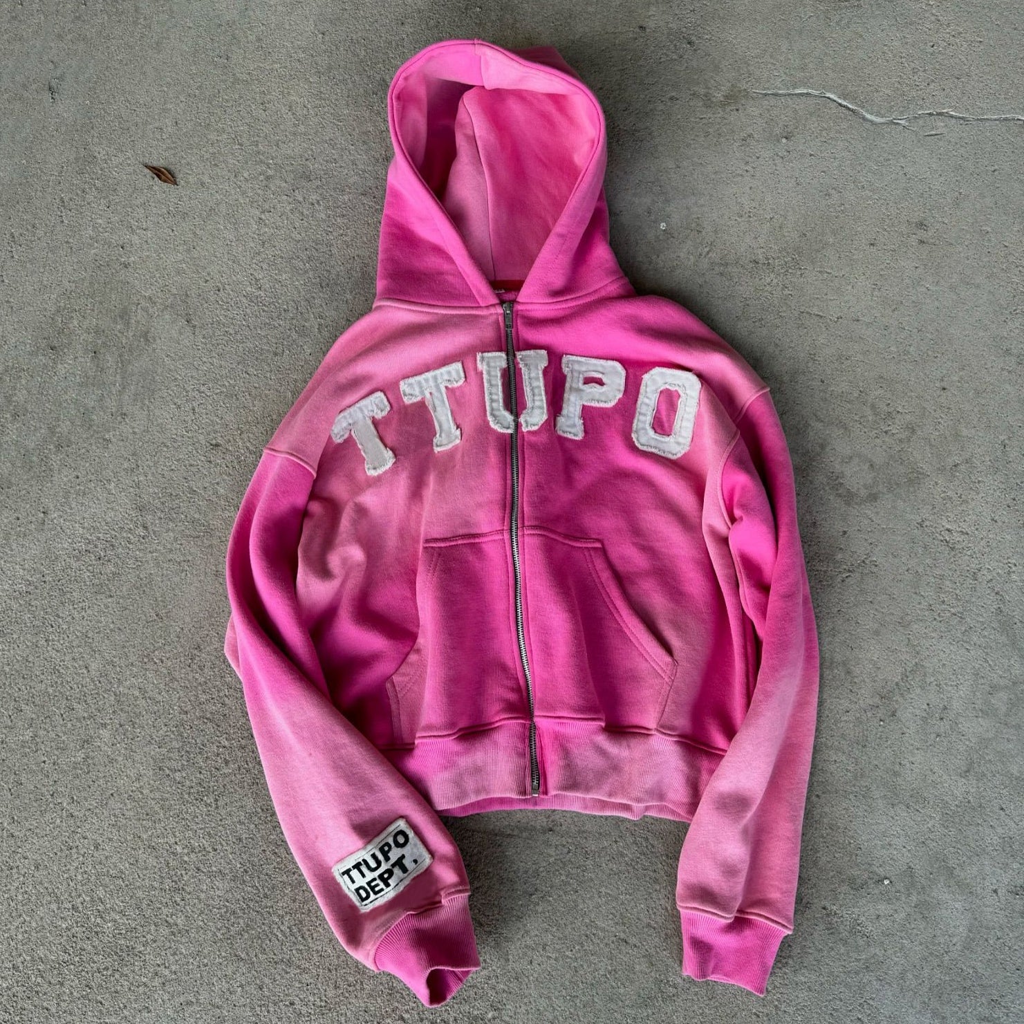 Muchic 05 Casual Street Retro Zipper Hoodie