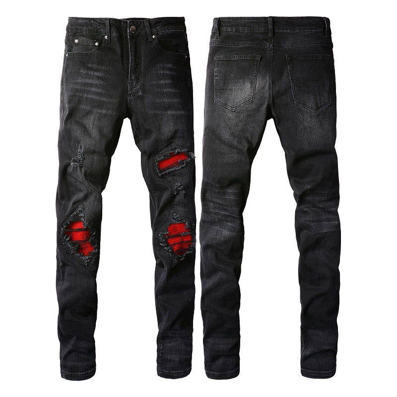 Crimson Patch Jeans