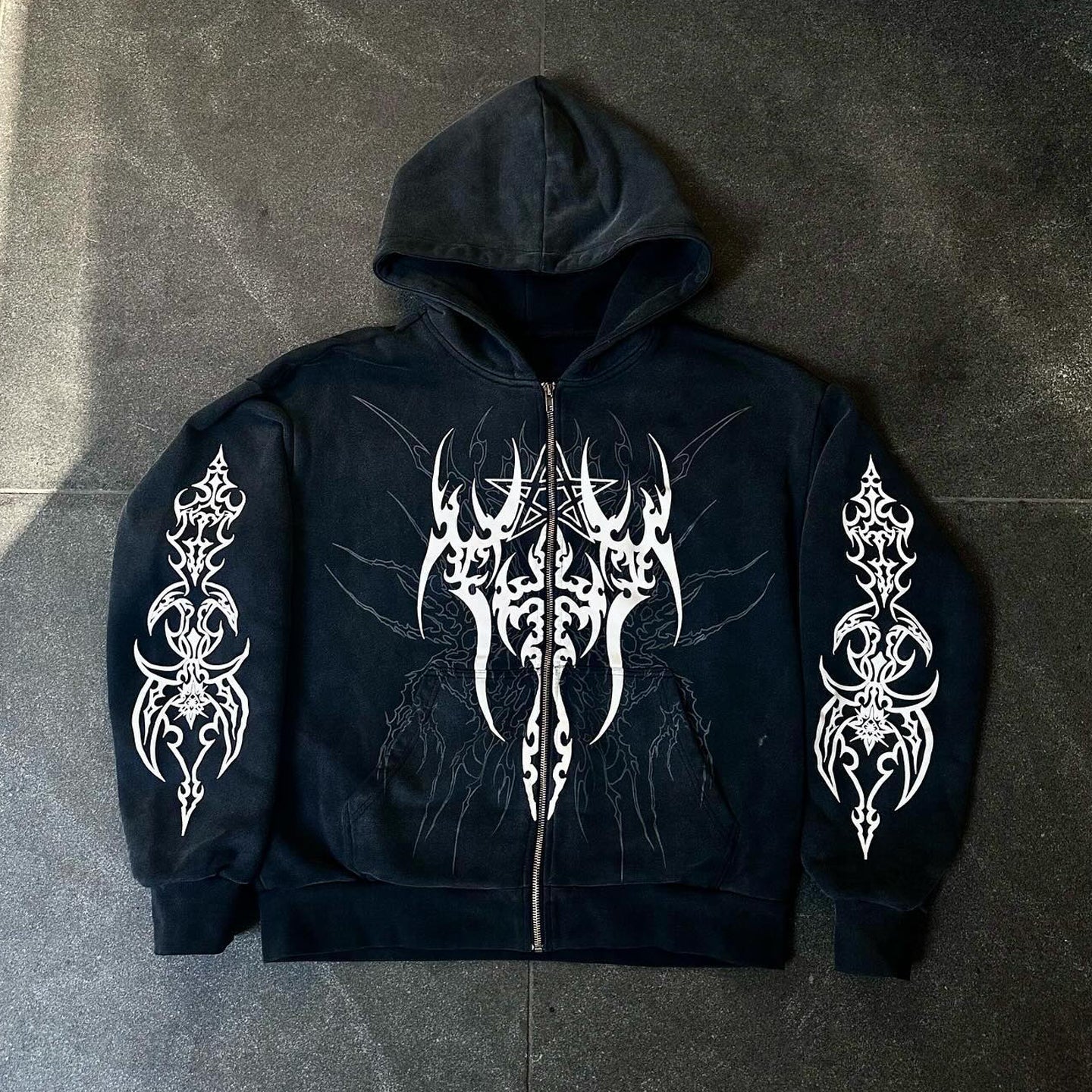 Muchic Holy Sword Casual Street Hoodie