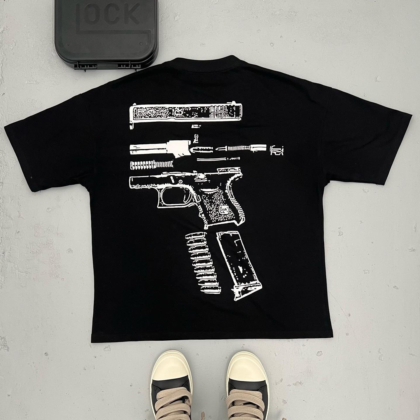 Muchic In Glock We Trust printed T-shirt