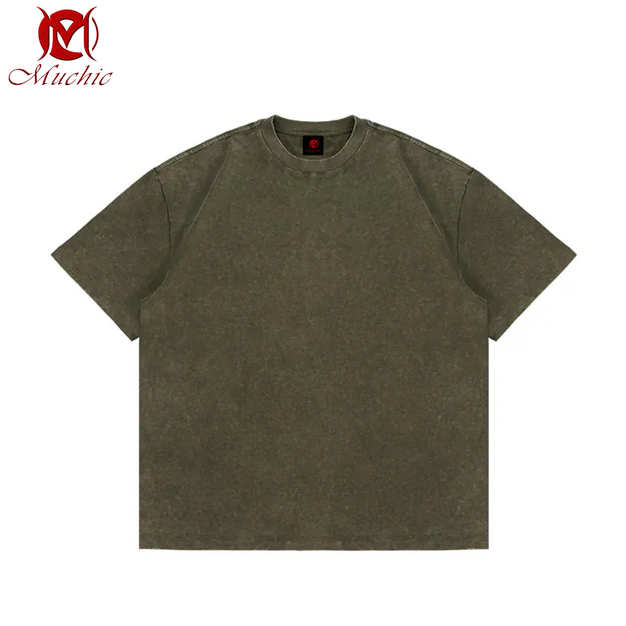 Unisex Dopamine Washed Distressed Short Sleeve T-Shirt (Duty Free)