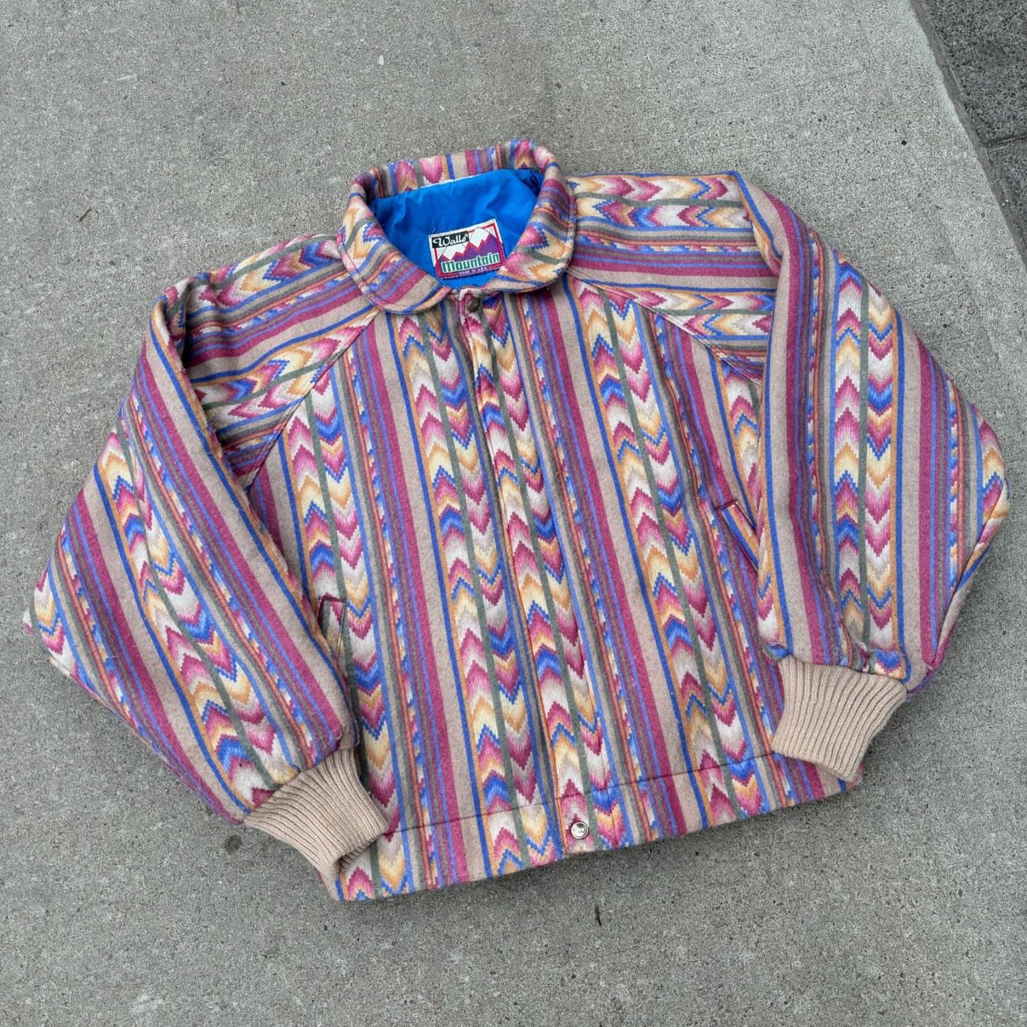 Aztec lined jacket