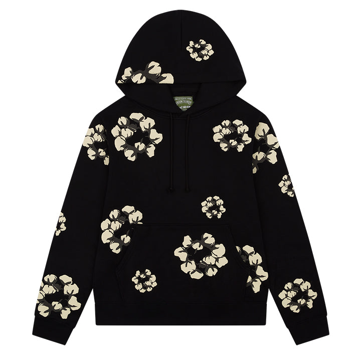 Muchic Unisex 'Wreath' Retro Fashion Graphic Print Long Sleeve Plush Thickening Hoodie