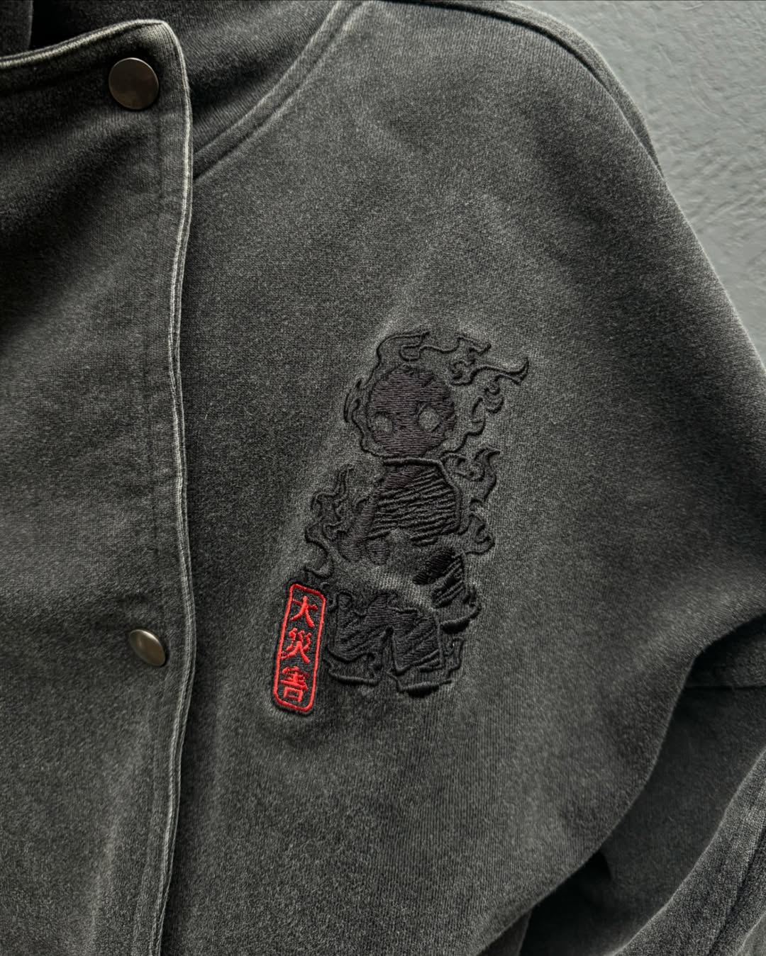 ⏰Limited time discount💥Muchic Unisex Reflective Long Sleeve Plush Jacket - Fire Force