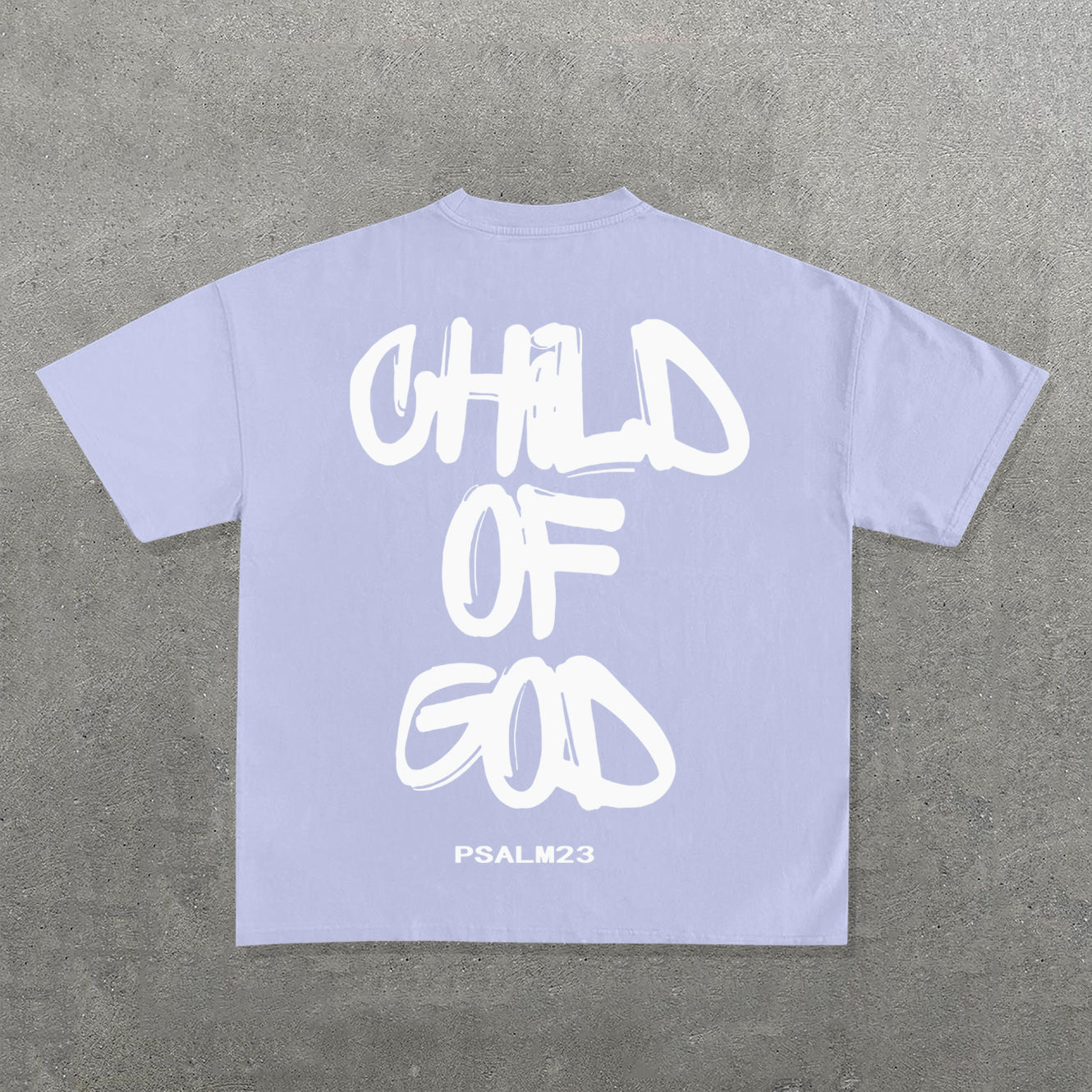 Muchic Child Of God Print Short Sleeve T-shirt