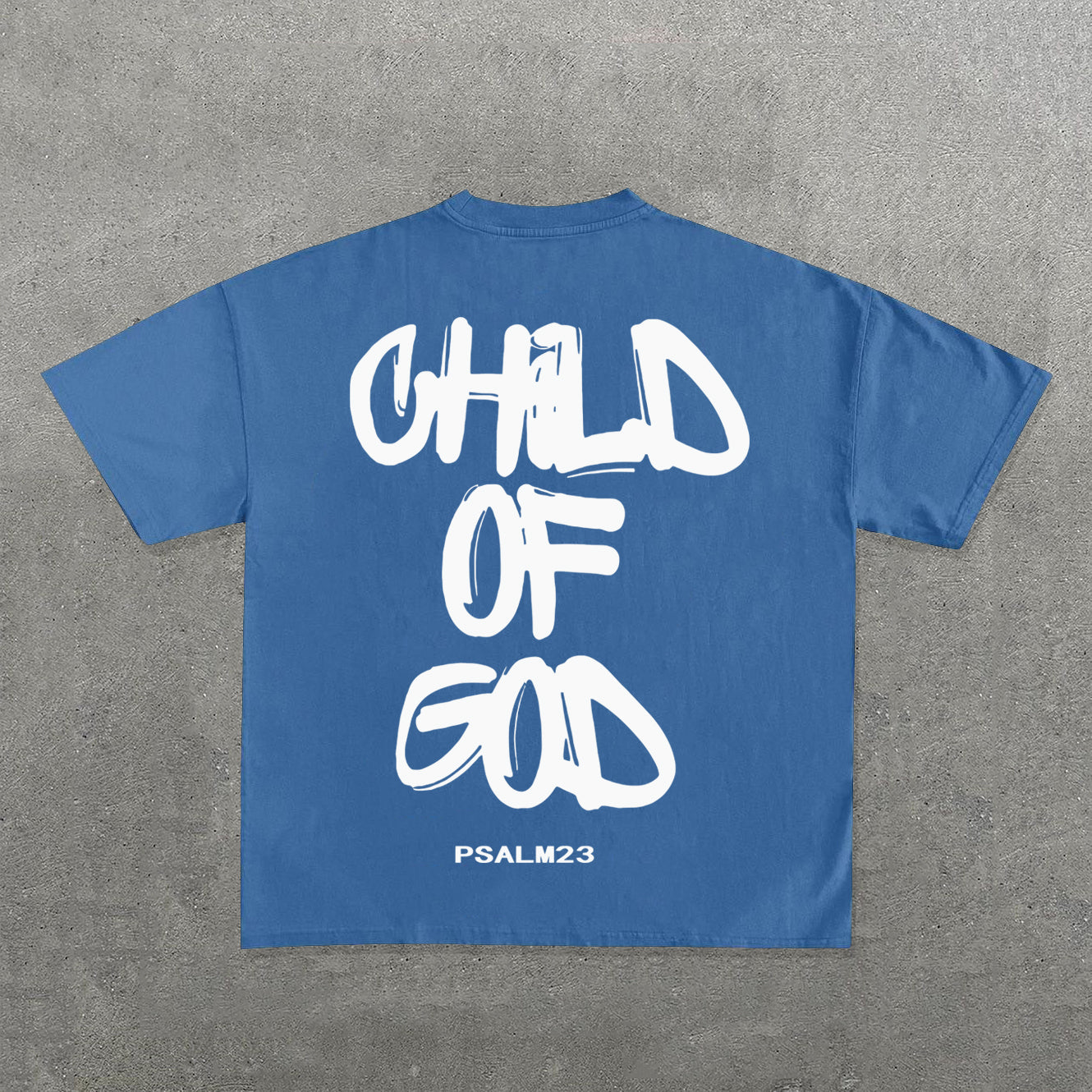 Muchic Child Of God Print Short Sleeve T-shirt