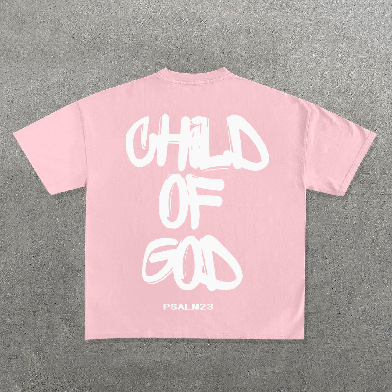 Muchic Child Of God Print Short Sleeve T-shirt