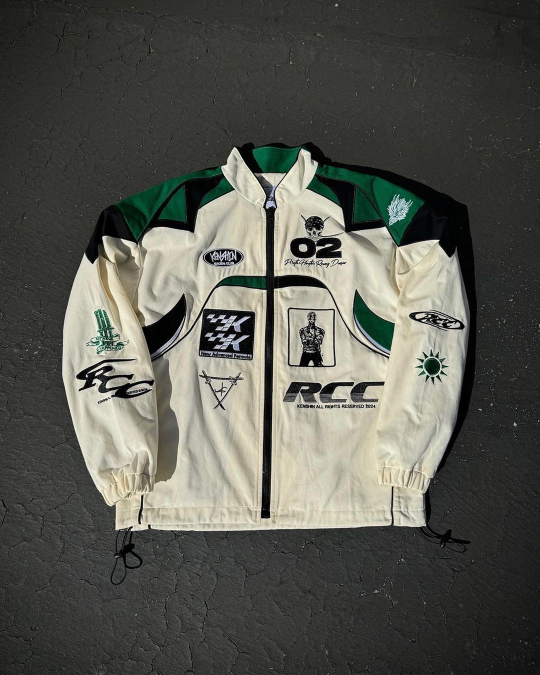 Muchic Unisex Anime Zoro Racing Jacket