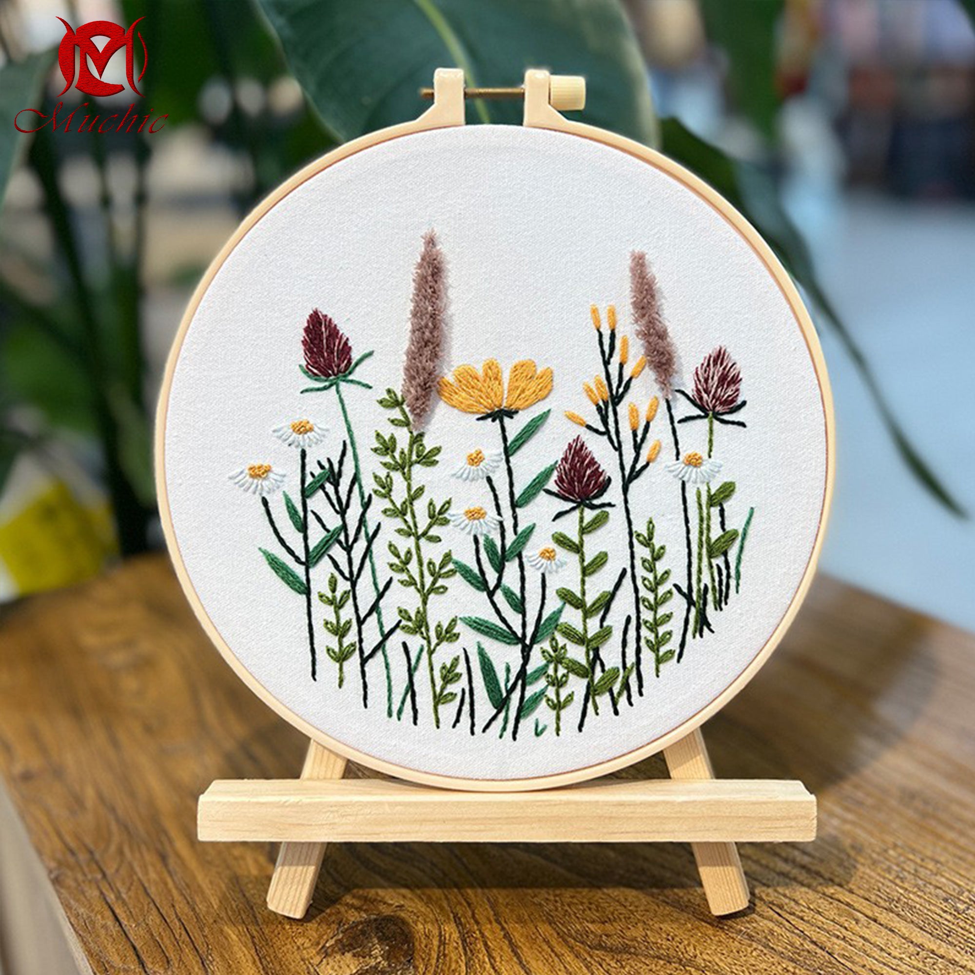 Hand Embroidery Pattern DIY Material Kit Embroidery Tool Kit(Hand Embroidery) (Duty Free)