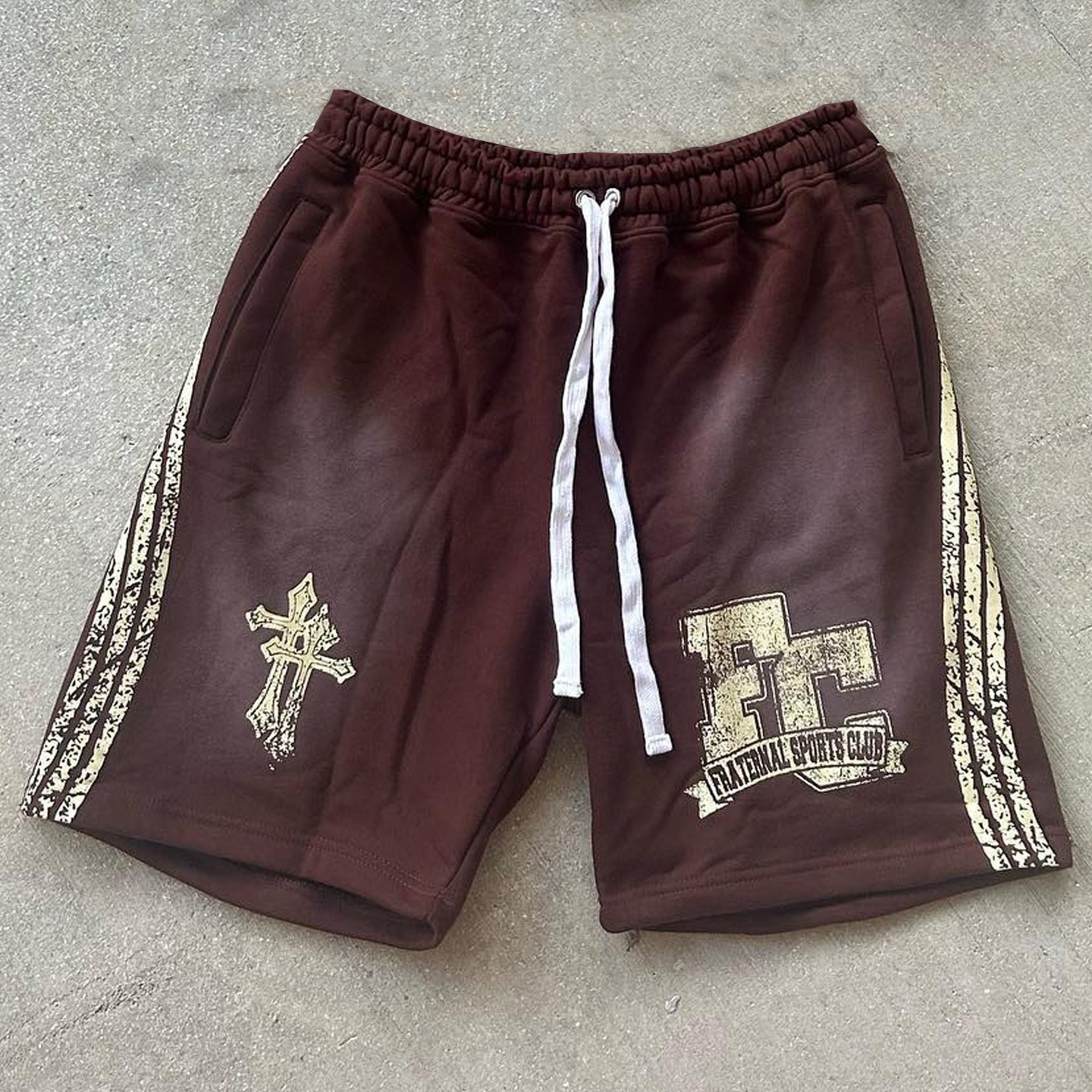 Muchic Cross Redemption Casual Street Shorts