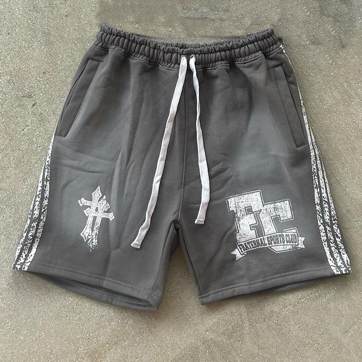 Muchic Cross Redemption Casual Street Shorts