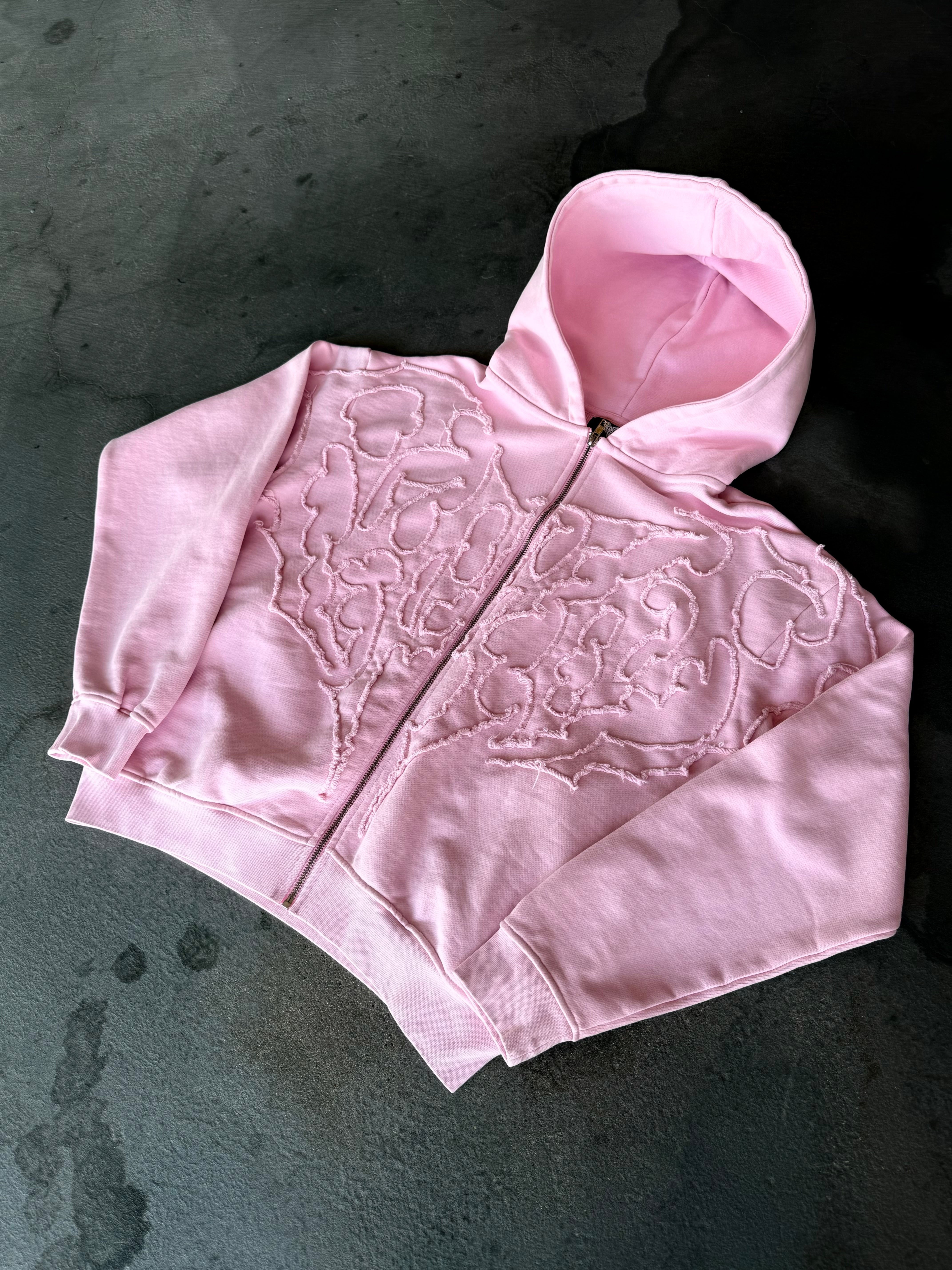 "Phantom Troupe” Zip-Up (Light Pink)